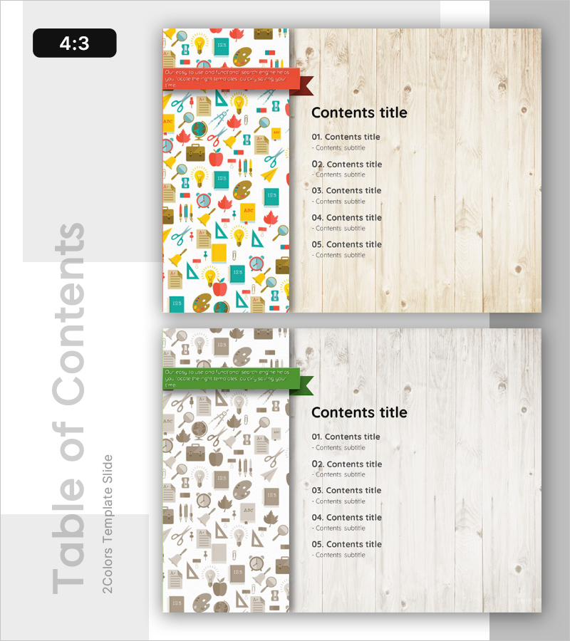 교육용 카드 템플릿 목차 – 효율적인 학습 자료 준비