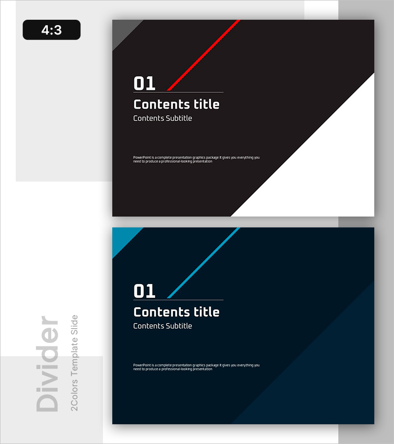 심플한 라인 패턴 PPT 간지