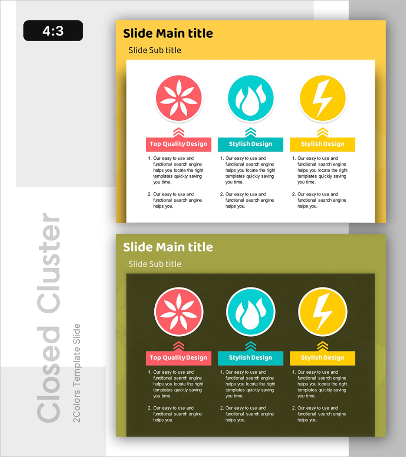 날씨와 에너지에 대한 인포그래픽 슬라이드 – 사업 전략