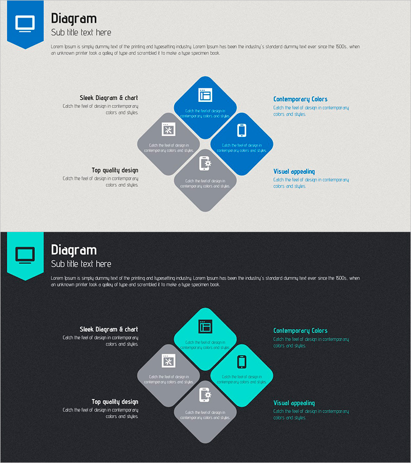 온라인 템플릿 다이어그램1 – 제품/서비스 소개