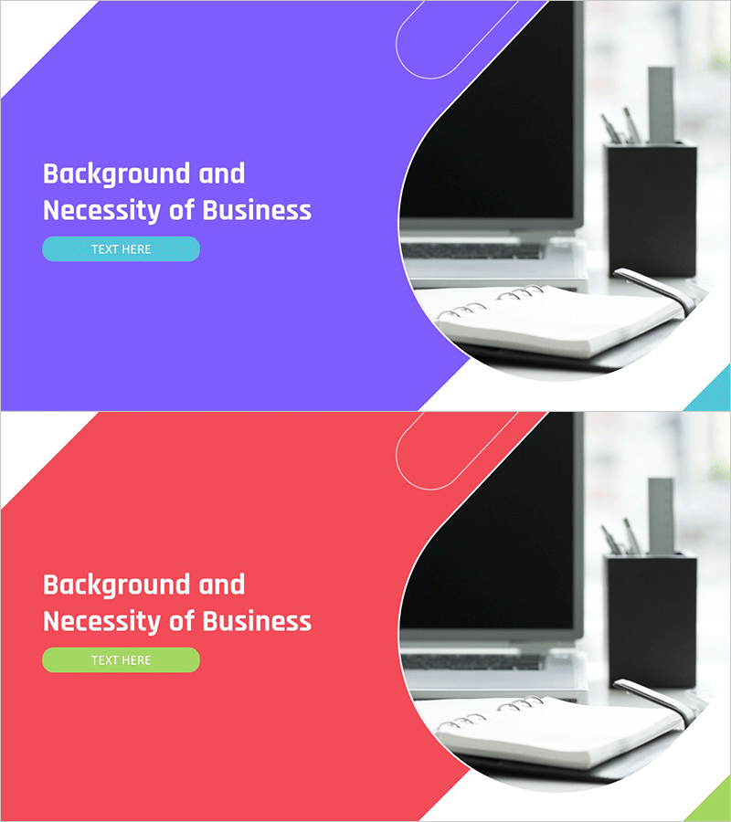 입찰 제안서 PT 간지 – 효과적인 비즈니스 배경 전달