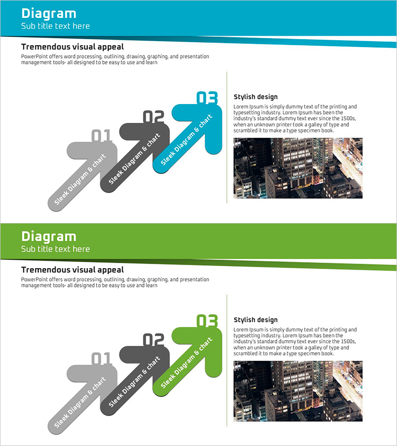 비즈니스 숲 프레젠테이션 템플릿 – 단계별 로드맵 및 다이어그램