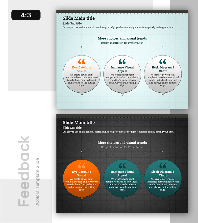 참여자 피드백 리뷰 슬라이드 – 고객의 목소리 담기