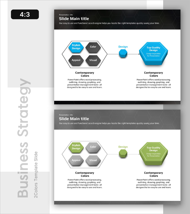 실행 목표를 위한 솔루션 – 사업 비전의 선형 흐름