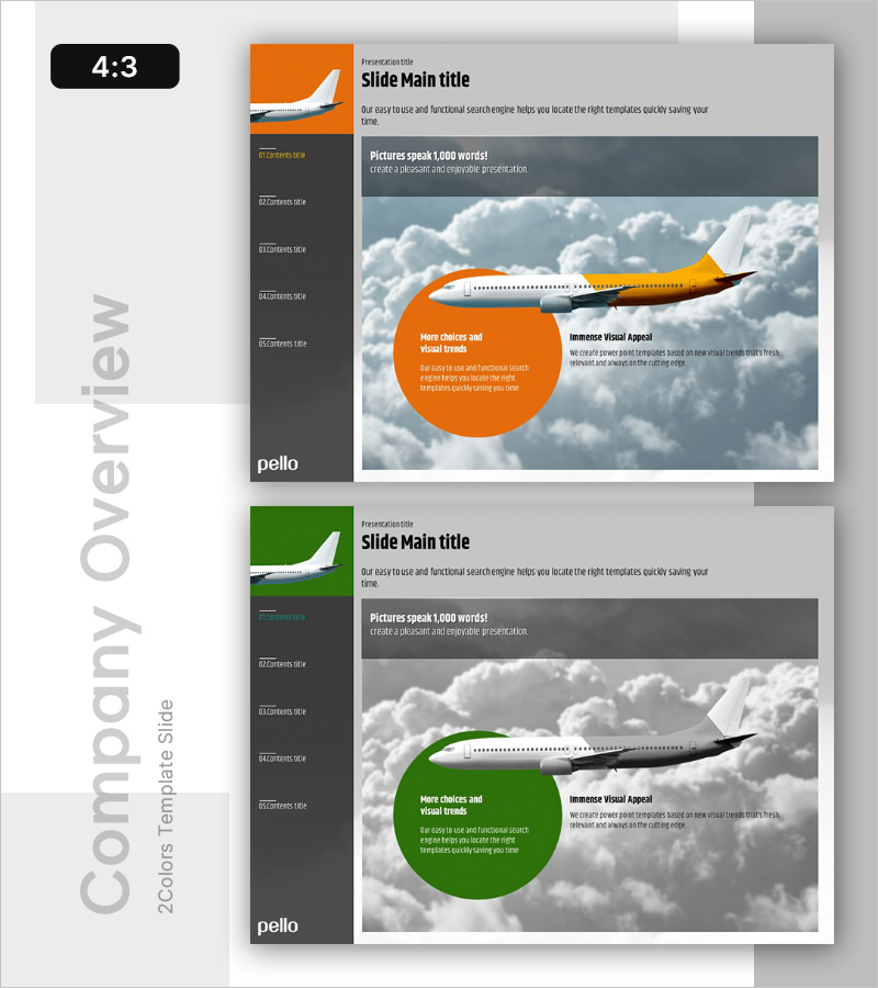 장거리 출장 포인트를 강조한 그래픽 디자인 슬라이드
