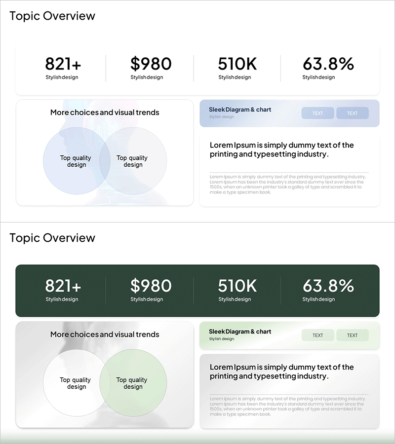 파스텔 그라데이션 사업 개요 – 비즈니스의 새로운 시각