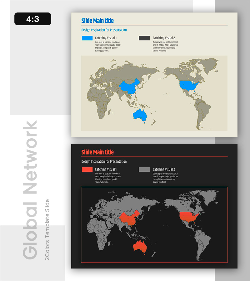 정보 전달을 위한 지리적 데이터 시각화 슬라이드 – 효과적인 발표의 시작