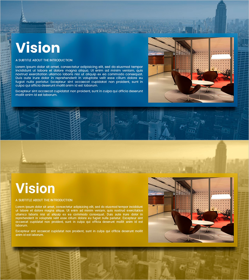 터치 와이드 슬라이드 템플릿_비전 – 사업 비전 및 전략 표현