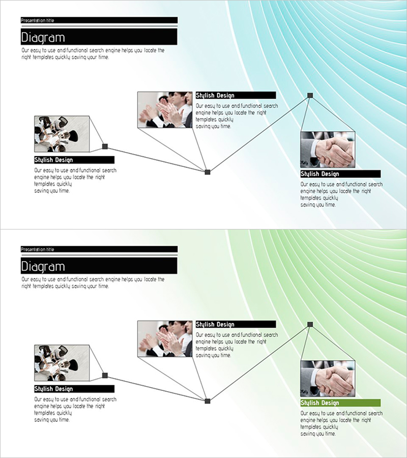 콘텐츠 연결형 다이어그램 – 효과적인 마케팅 전략