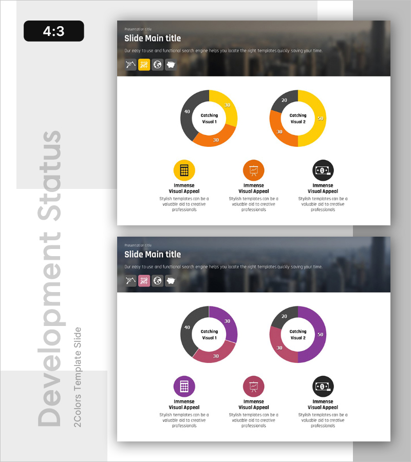 자산 구성 비율 분석 도넛차트 – 시장 점유율 분석