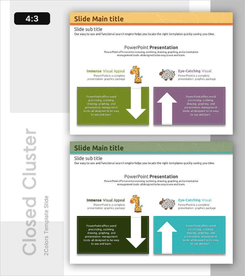 동물 학습 프로그램 비교 슬라이드