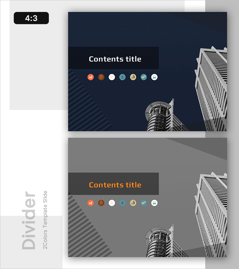 도시 템플릿 간지 – 현대적 비즈니스 프로필