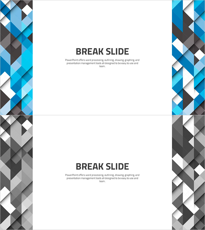 추상패턴 템플릿으로 다양한 발표를 위한 간지 슬라이드