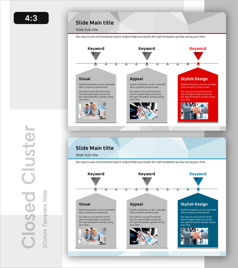 마케팅 추진 단계를 위한 다이어그램 슬라이드