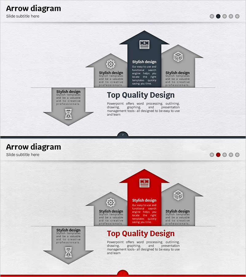 레인보우 템플릿 흐름 다이어그램으로 사업 전략 시각화 – 효과적인 추진 방향