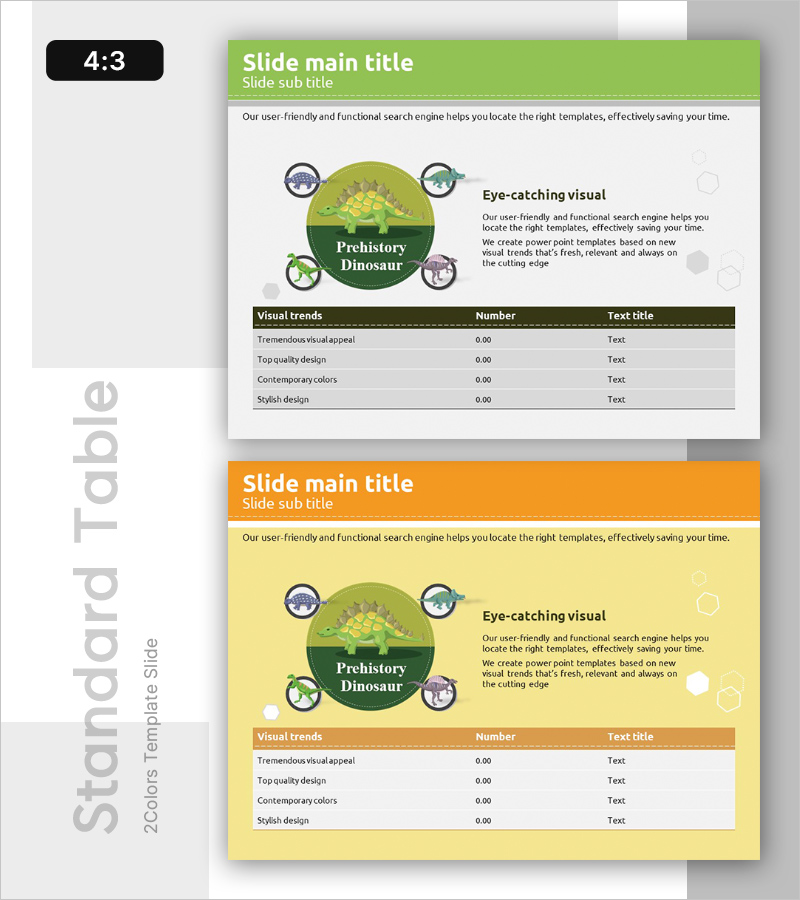 공룡별 세부 정보 비교 테이블 – 시장 및 경쟁사 분석