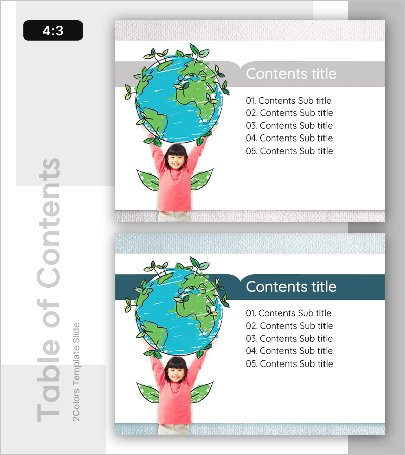 환경 보호 사업 템플릿 목차 – 지속 가능성과 미래