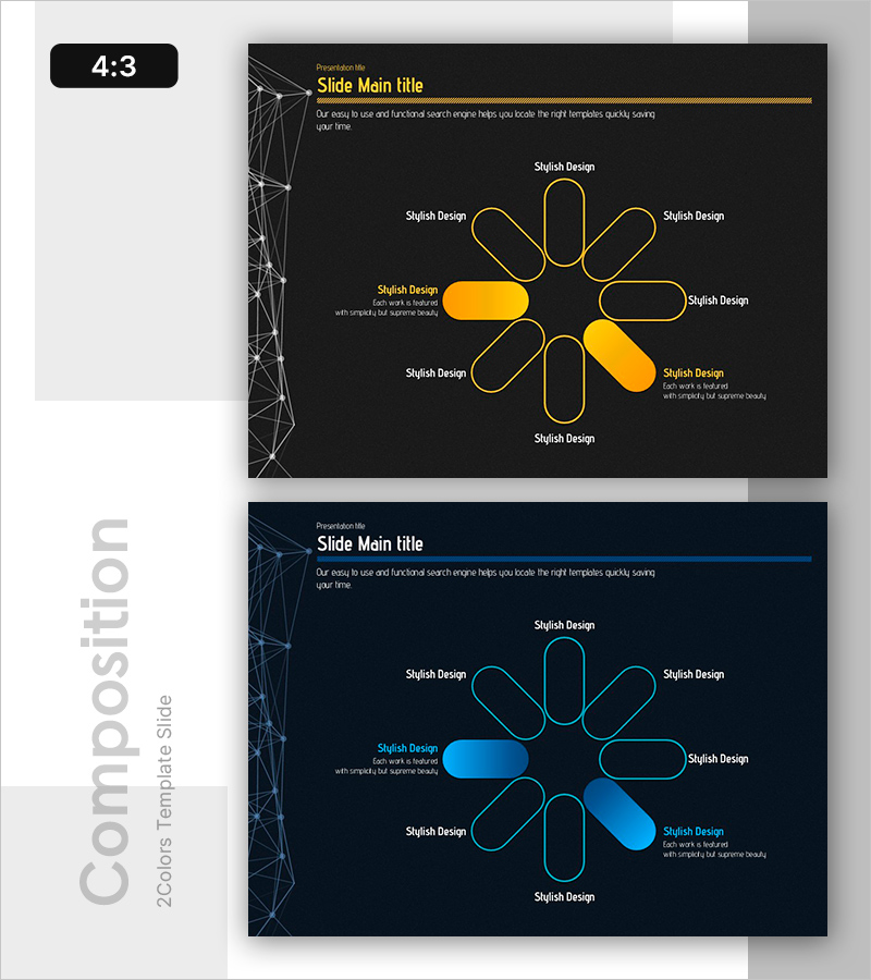 사업 비전을 표현하는 8 Key Concepts 슬라이드