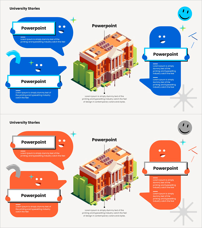 우리 대학의 자랑 – 특별한 특징을 소개하는 슬라이드