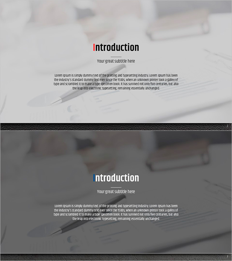 Premium Management Presentation Introduction – Effective Slide Intro