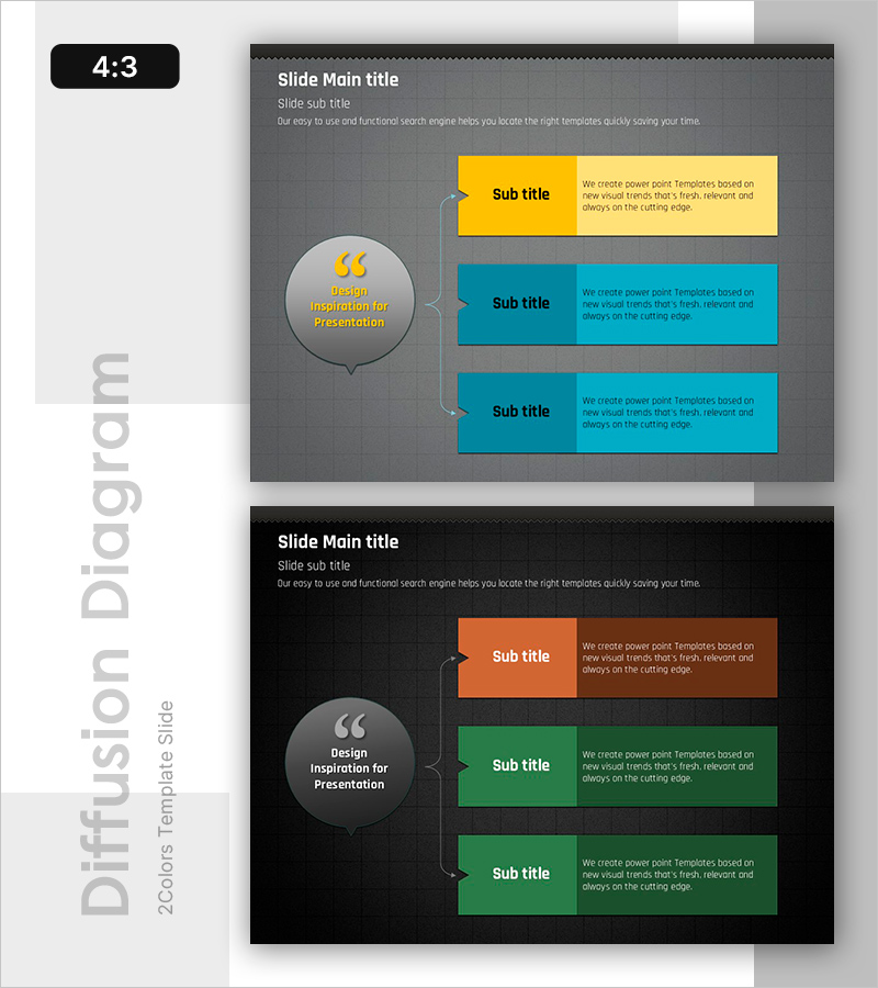 모던한 그래픽 템플릿으로 효과적인 프레젠테이션