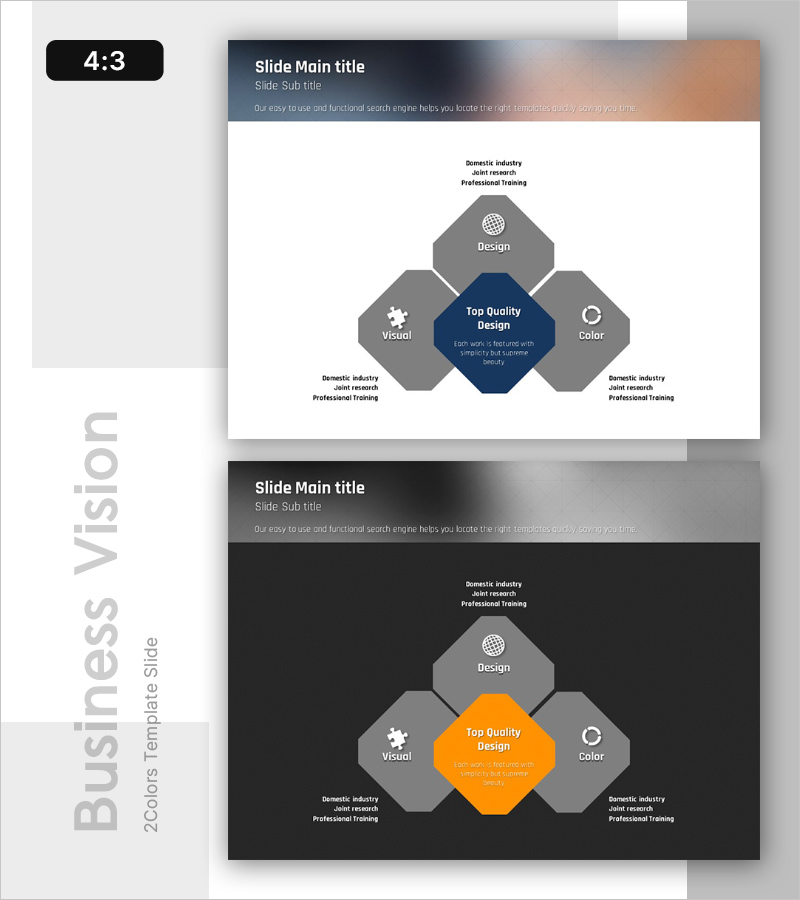 픽토그램 사업 비전을 명확히 전달하는 슬라이드