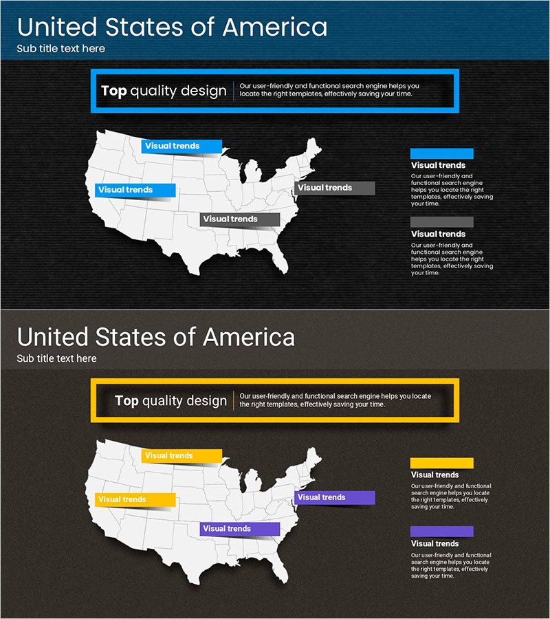 터치 와이드 지도 템플릿 – 고객 맞춤형 시각화