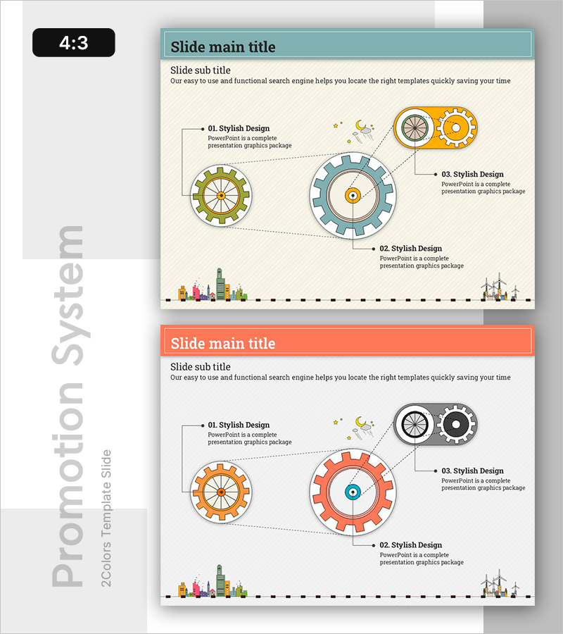 구축 시스템 체계 일러스트 – 명확한 정보 전달