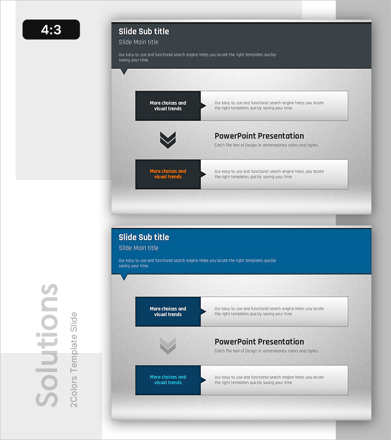 현재와 미래 방향성을 시각화한 슬라이드 – 사업 추진 전략