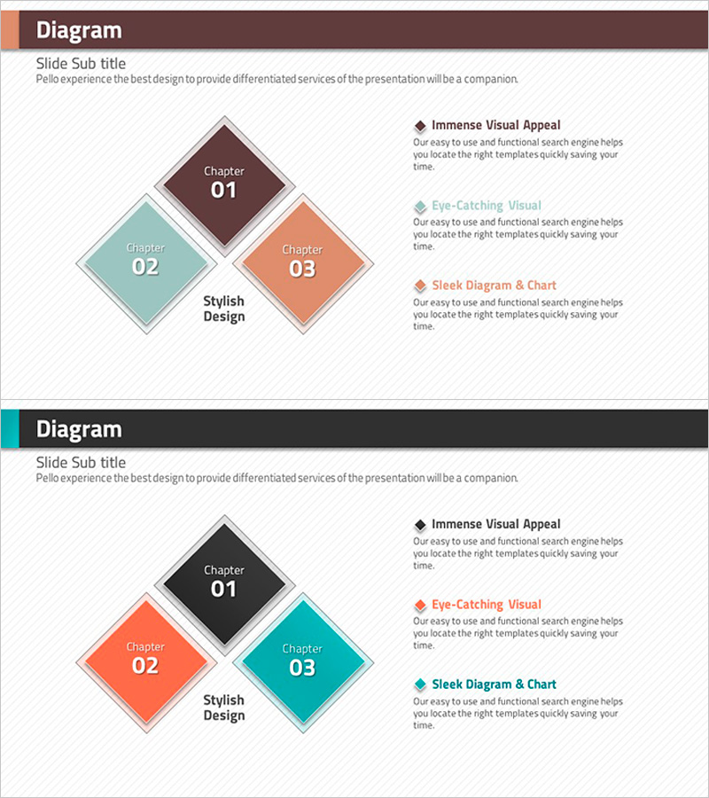 마름모 템플릿으로 사업 계획을 시각화 – 효과적인 관리와 전략