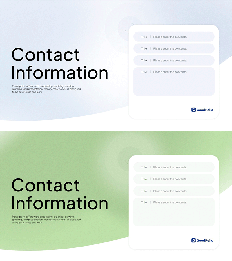 회사 주요 연락처 정보 – 신뢰를 담은 소통