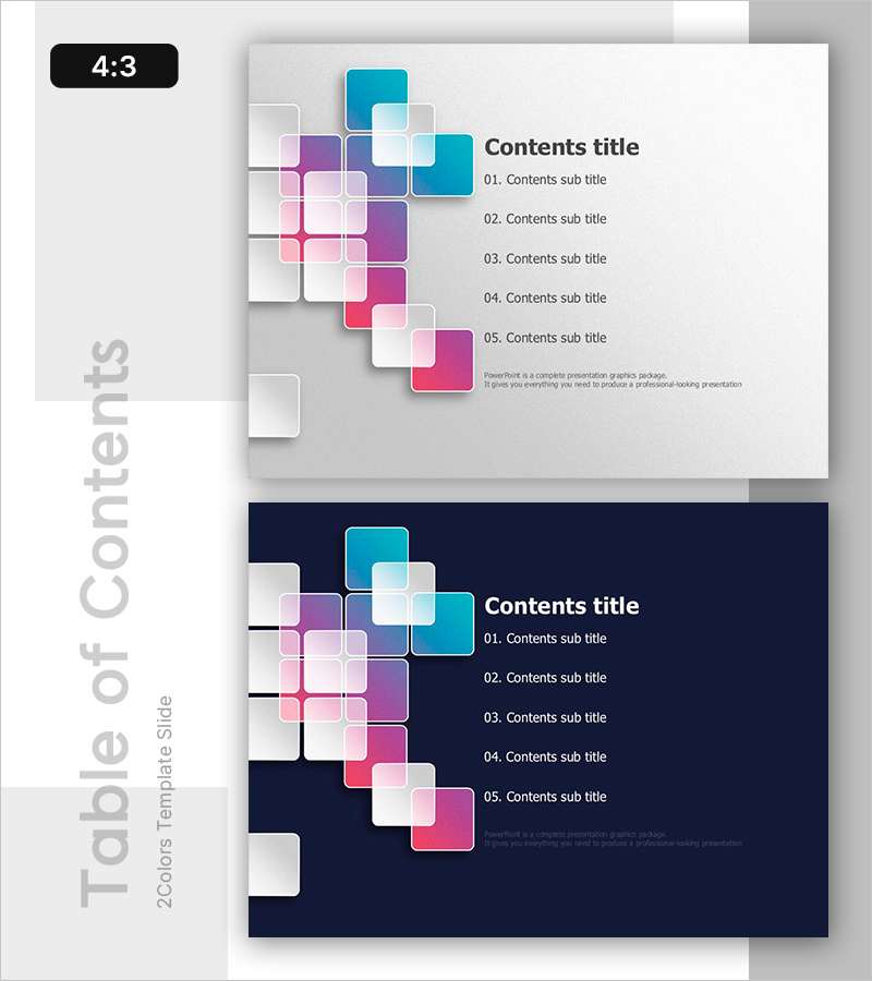 프레젠테이션 구성 안내 – 오늘의 목차