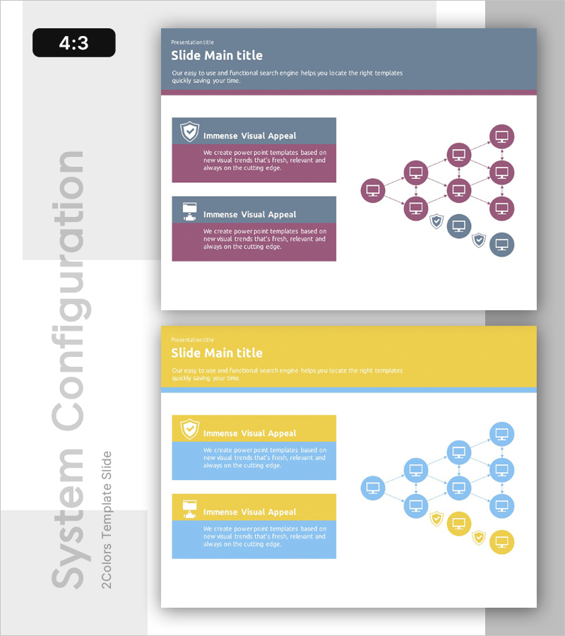 통합 보안 시스템 구축 방안 슬라이드 – 다방향 정보 흐름
