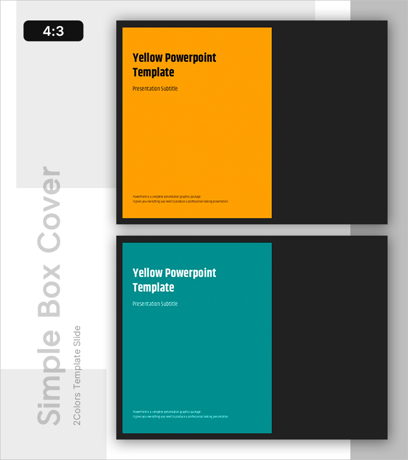 심플한 박스형 타이틀 표지 – 시작을 알리는 커버