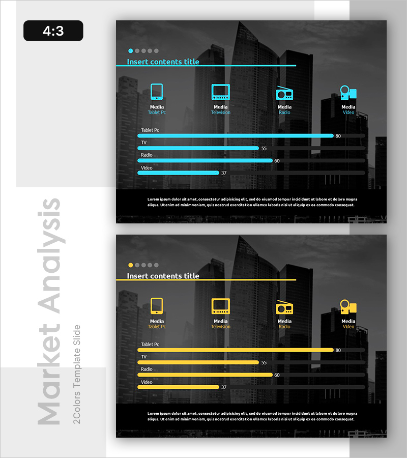 디지털 기기 이용 현황 슬라이드 – 시장 분석과 경쟁 우위