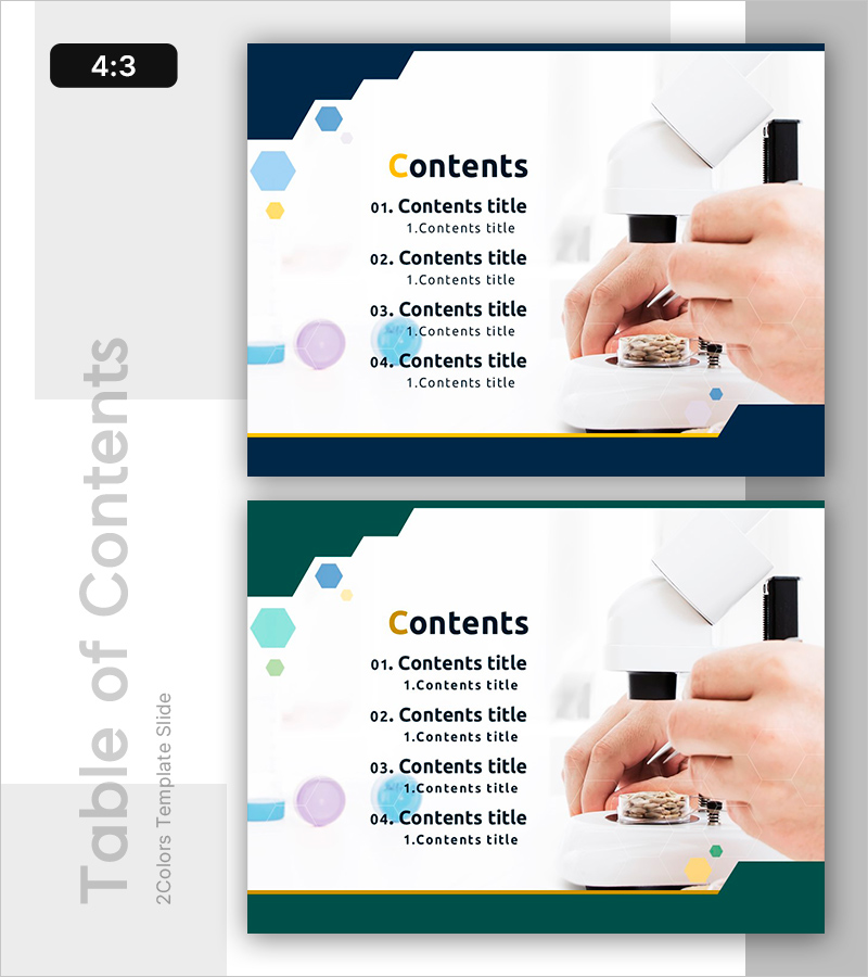 실험 기반 화학 연구 PPT 목차 – 구조적이고 명확한 안내