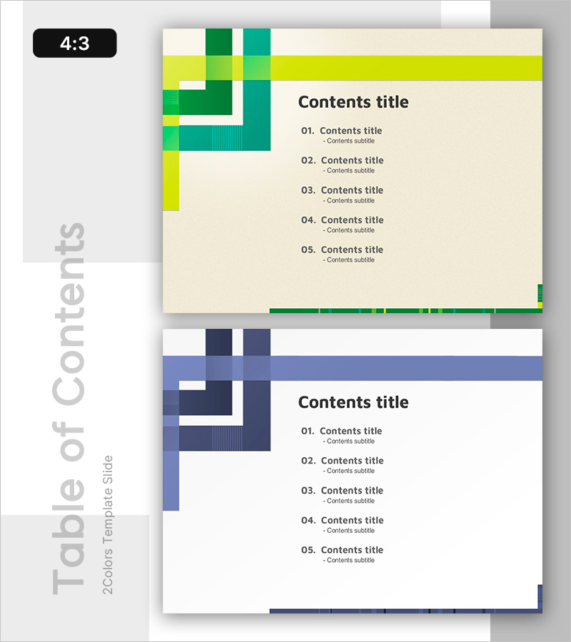 독창적인 라인 PPT 목차 – 창의적인 구조 제공