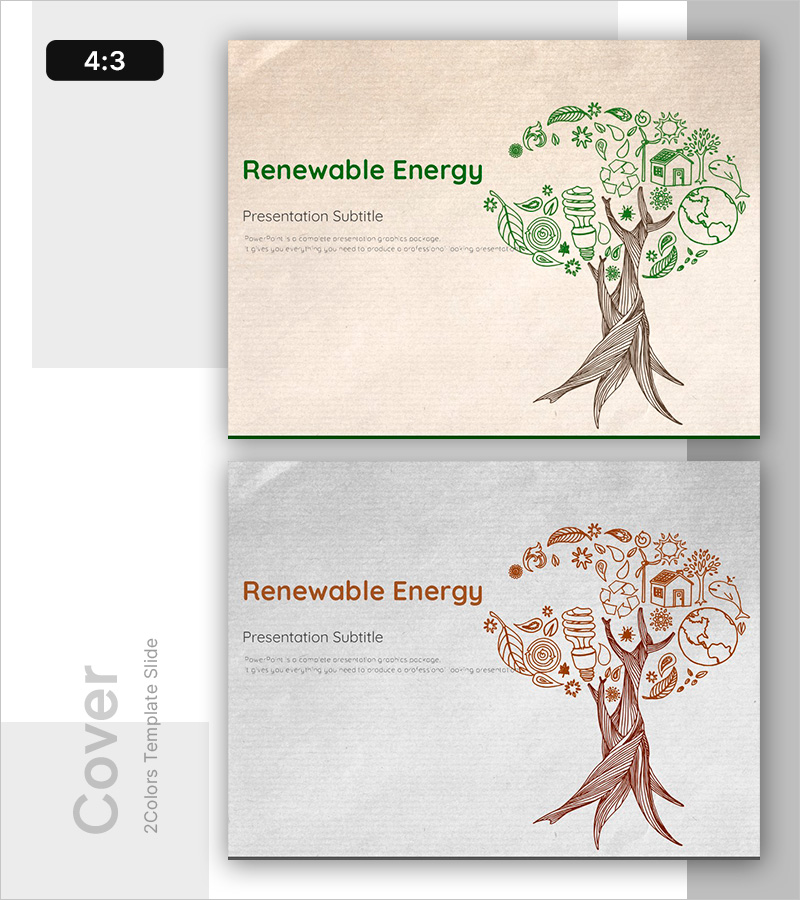 자연에서 시작되는 에너지 표지