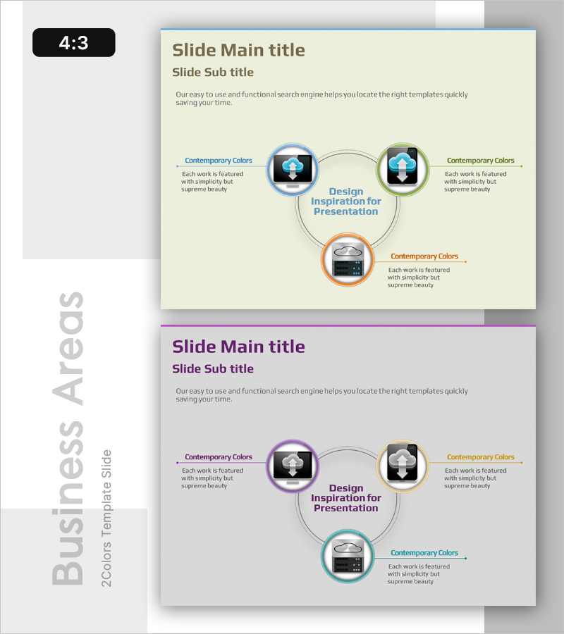 클라우드 서비스 영역 분류 – 사업 소개를 위한 다이어그램