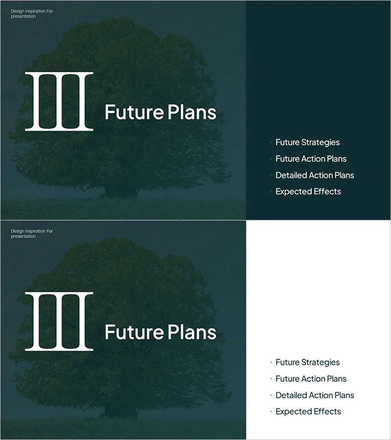 자연 테마 사업보고서 PPT 간지 – 미래 계획