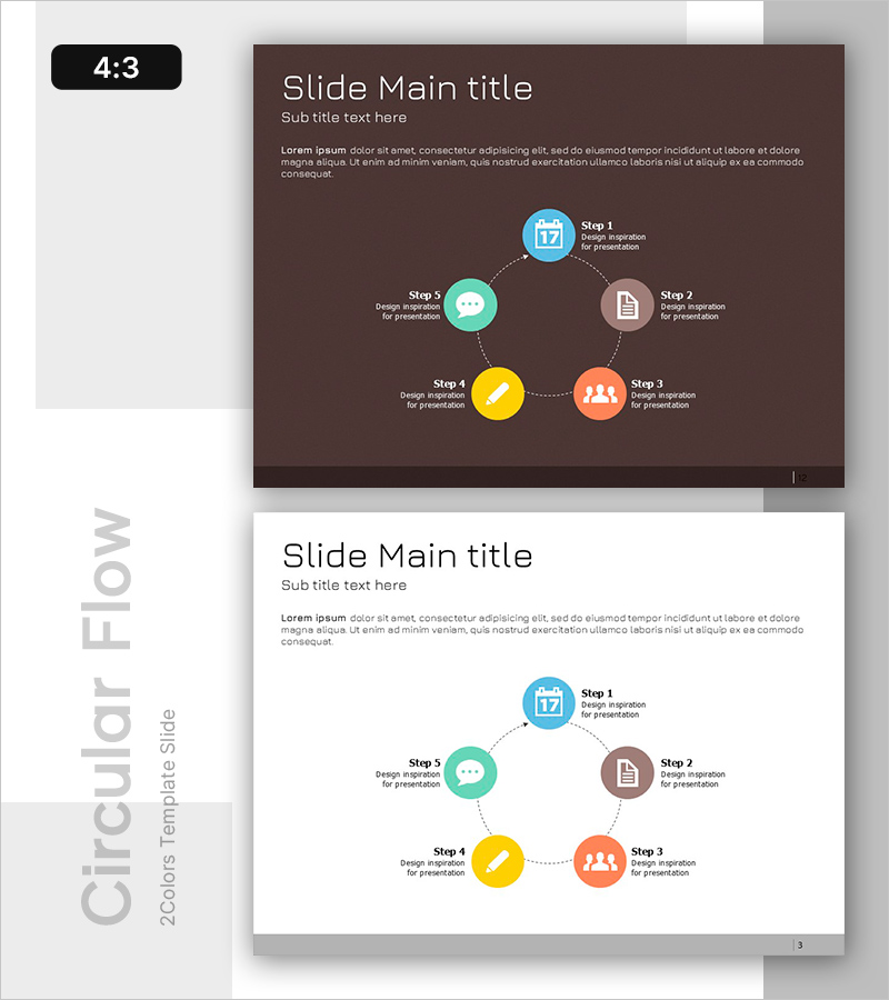 비즈니스 효율화를 위한 순환 프로세스 슬라이드