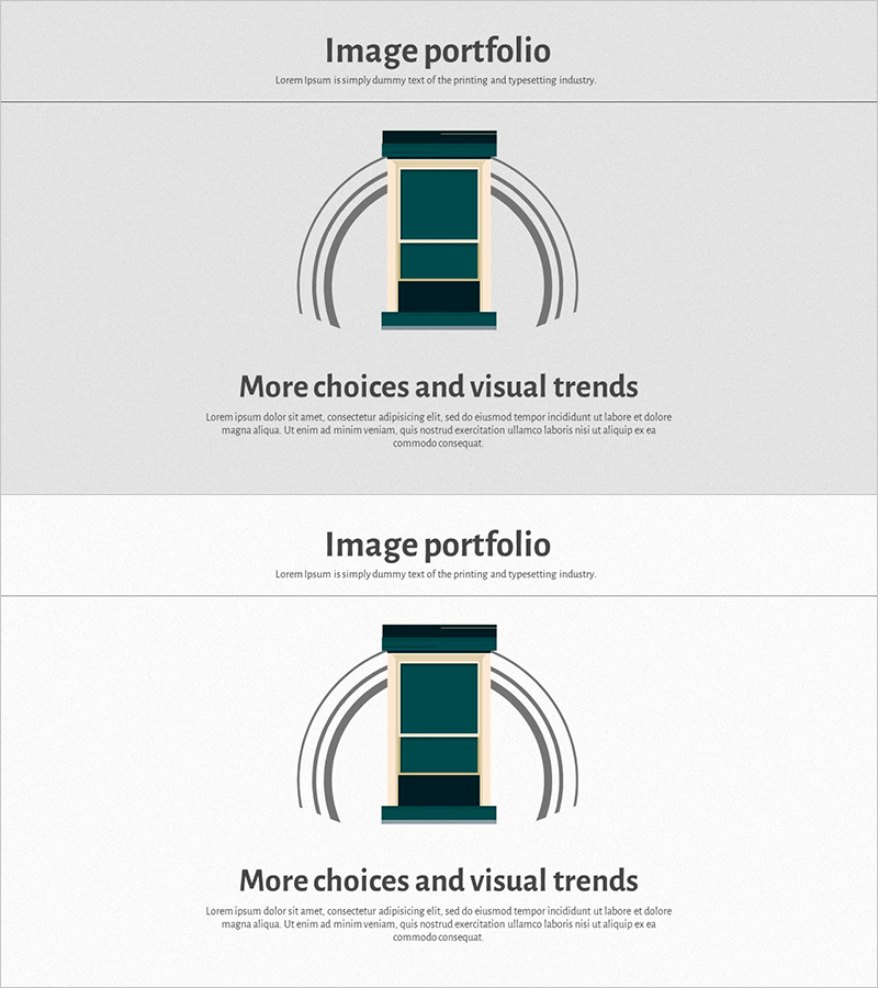 스퀘어 프레임 템플릿 이미지 포트폴리오1