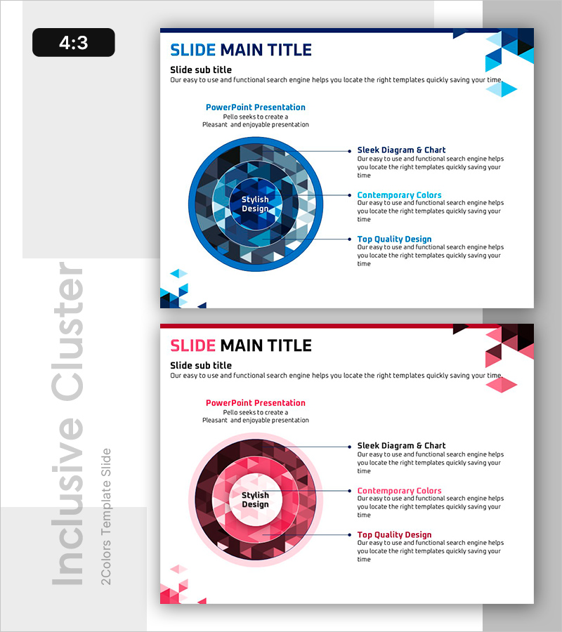 다이나믹 삼각패턴 내포 다이어그램 – 사업 비전 및 전략