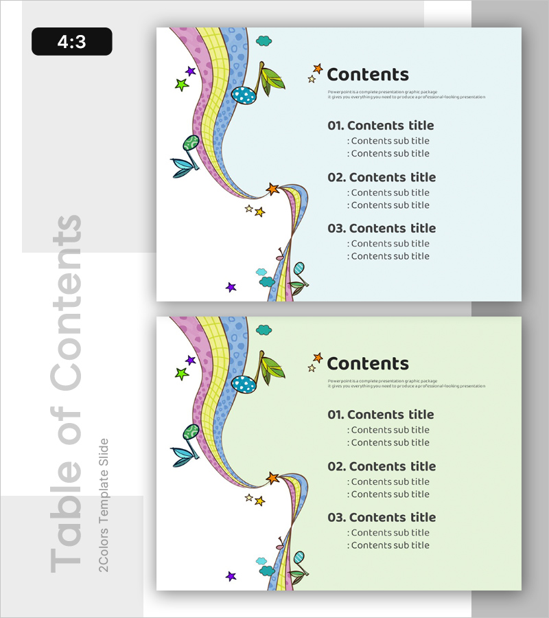 즐거운 합주 시간 템플릿 목차