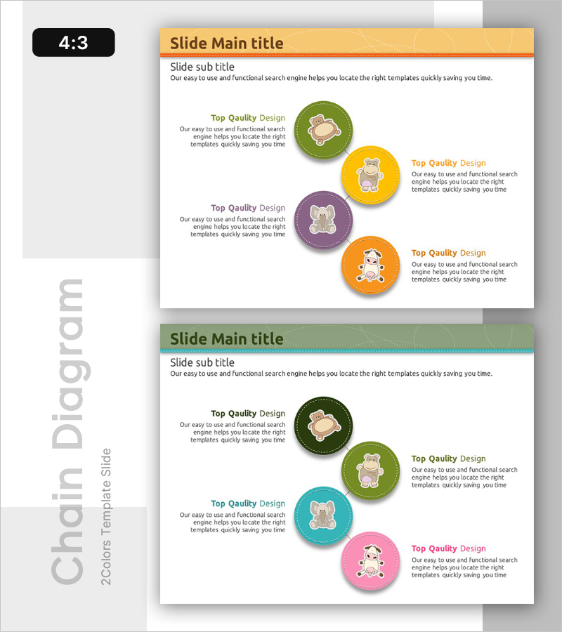 동물별 정보 구성도 – 시각적 분류 체계