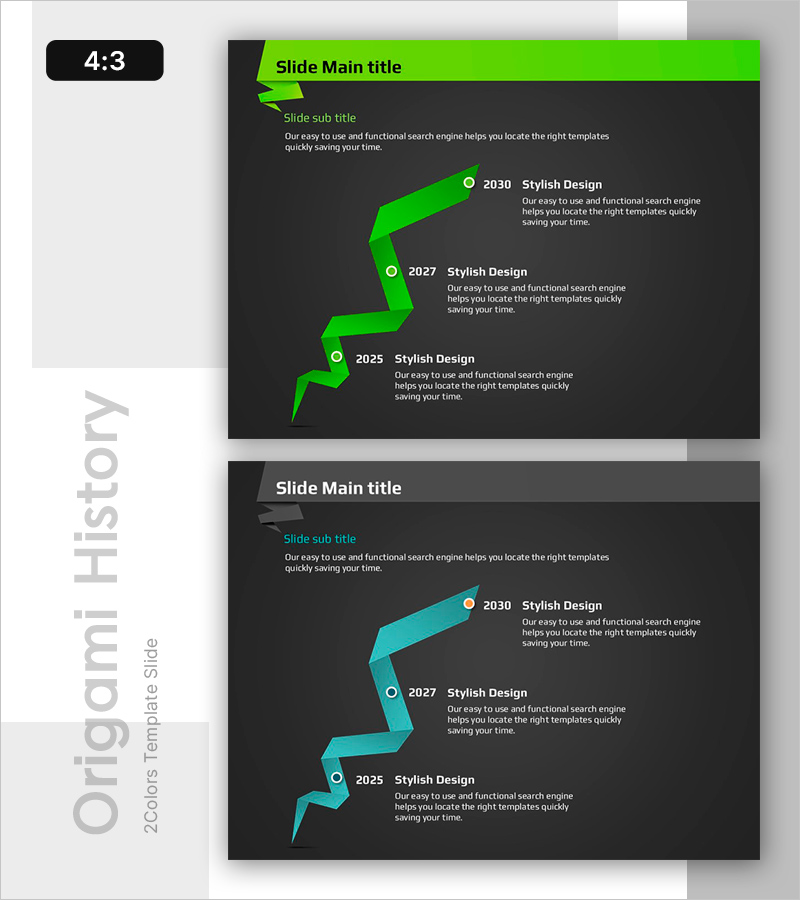 스타일리시 디자인으로 향후 목표 시각화 – 효율적인 템플릿