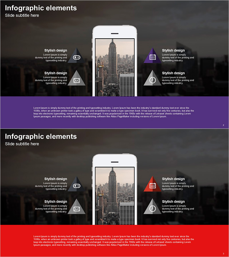 레이아웃 디자인 PPT 템플릿 – 제품 소개와 차별화 전략
