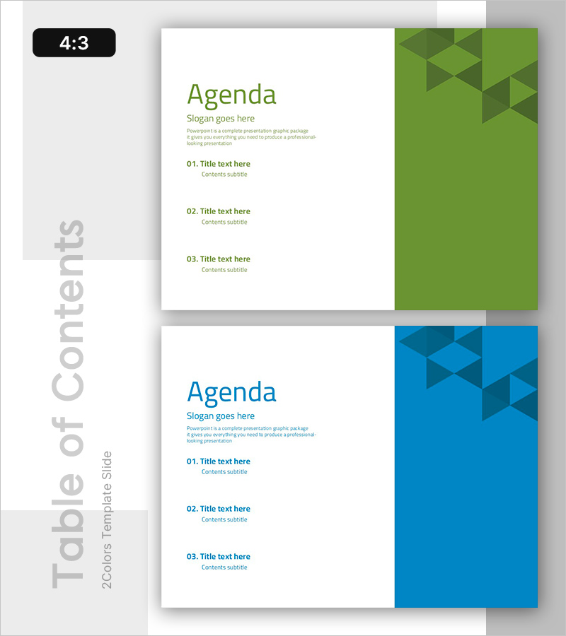 성공적 비즈니스 전략 목차 슬라이드