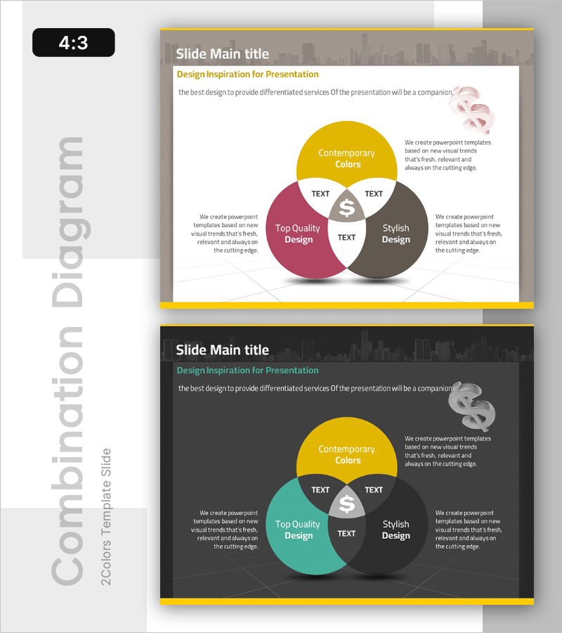 모던 디자인으로 프레젠테이션 표현 – 매력적인 색상 조합