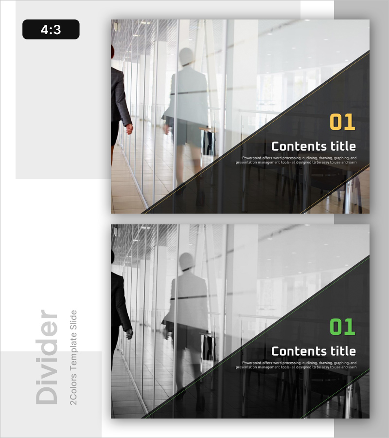 비즈니스 회의를 위한 템플릿 간지 – 프로페셔널한 첫인상